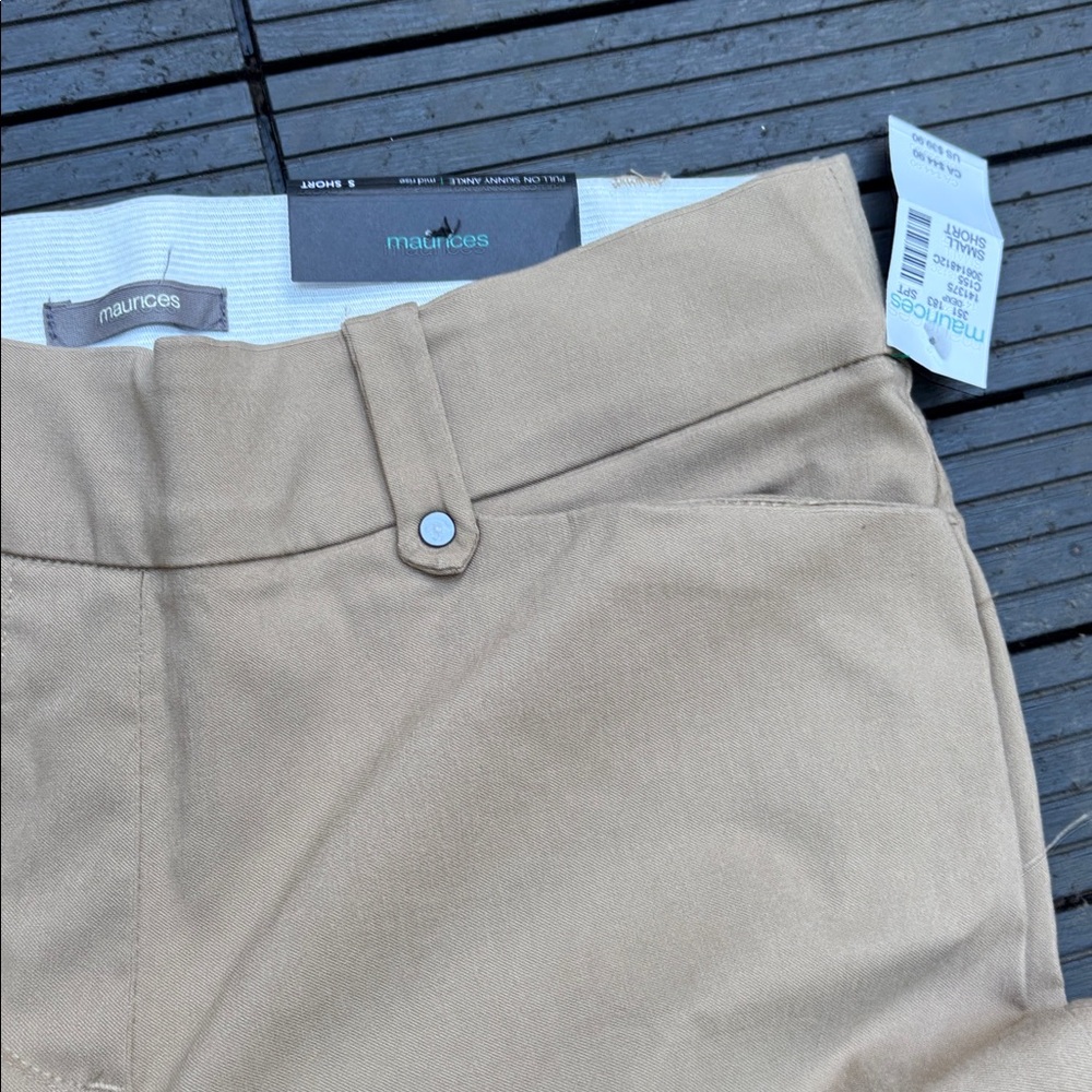 NWT Maurices pull on Khaki Chinos S - Picture 3 of 7
